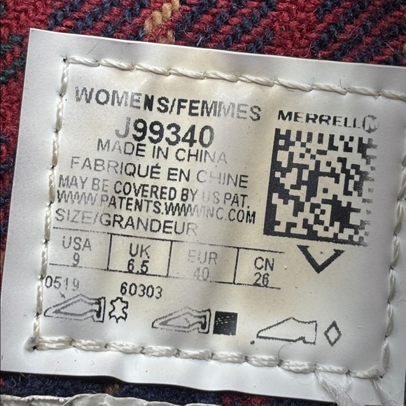 Merrell Women’s Size 9 Ankle Bootie Style Brown Leather Boot Wool Blend Lining - Picture 6 of 7